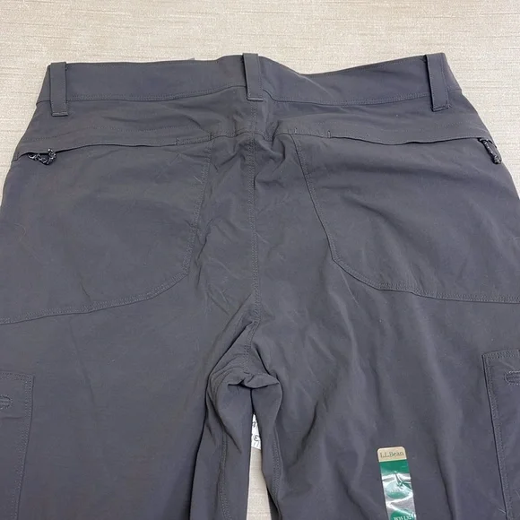 L.L.BEAN MEN'S CRESTA HIKING DWR PANTS STANDARD FIT 35 x 32” Gray New with Tags